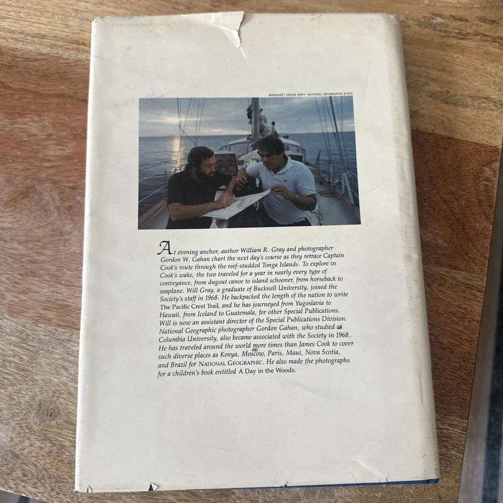 Voyages To Paradise: Exploring In The Wake Of Captain Cook by WR Gray 1981  HCDJ